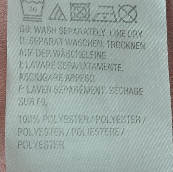 Joan Rivers long sleeve button down smocked plus size pink top size 2X - Picture 8 of 9